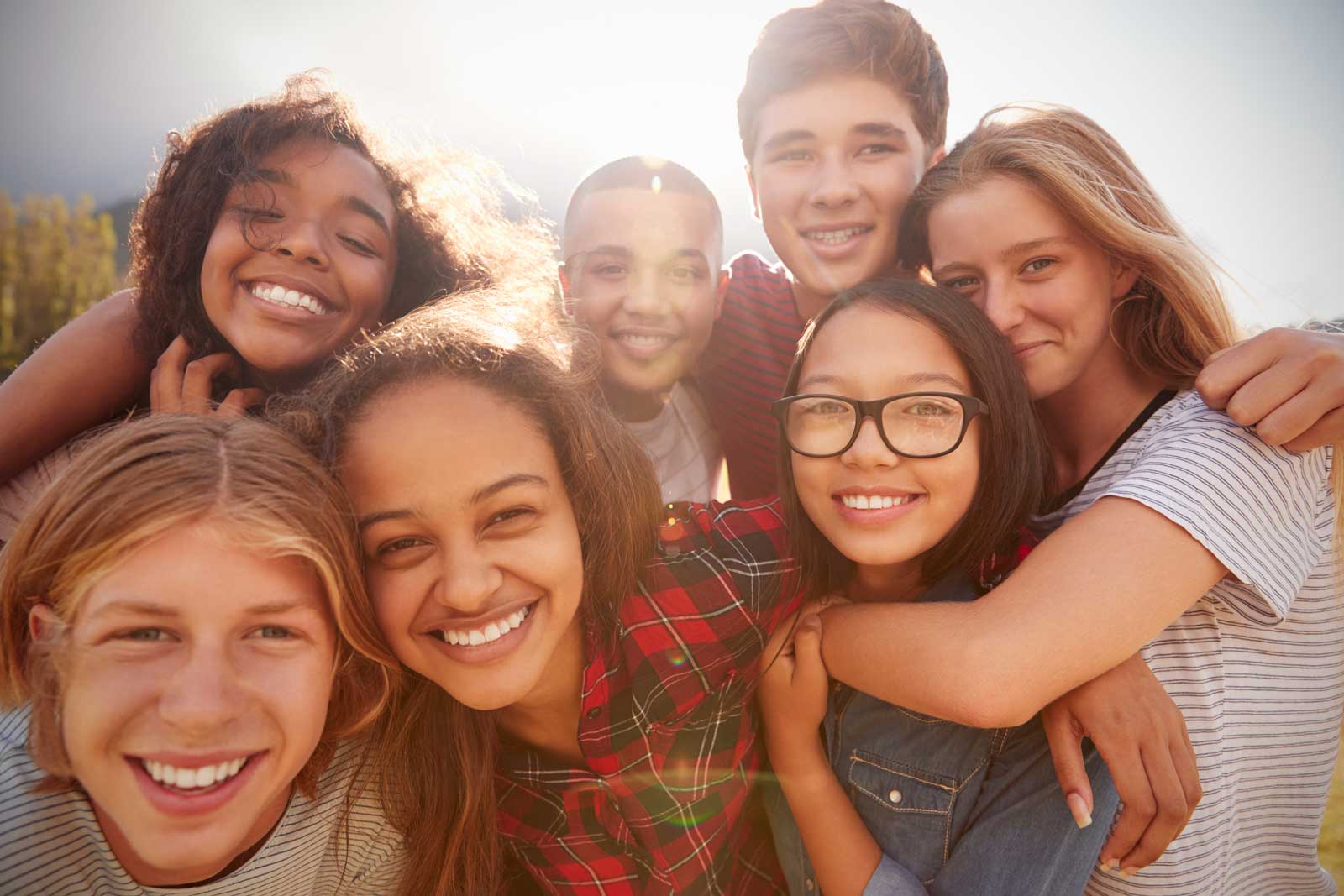 Smiling Teens